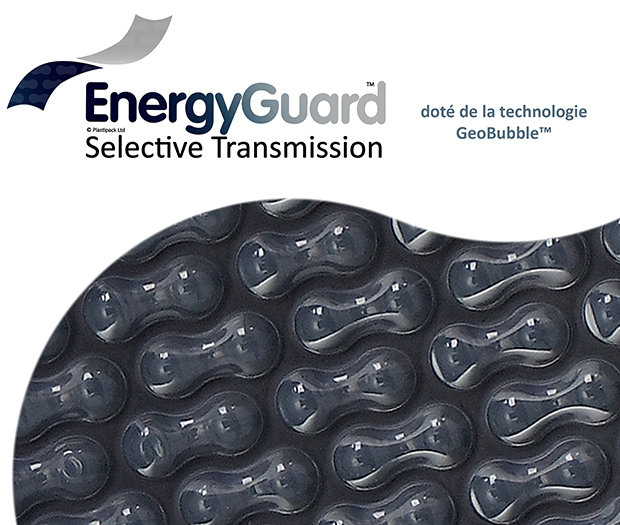 Brochure couverture de piscine à transmission sélective Energyguard